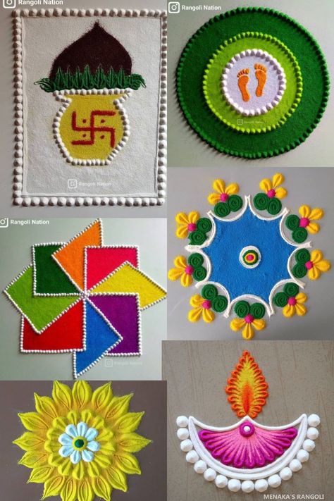 Rangoli designs for Kids Rangoli Designs For Kids, Notebook Handwriting, Easy And Beautiful Rangoli, Easy Designs, Diwali Decoration, Beautiful Rangoli, Beautiful Rangoli Designs, Easy Rangoli Designs, Easy Rangoli