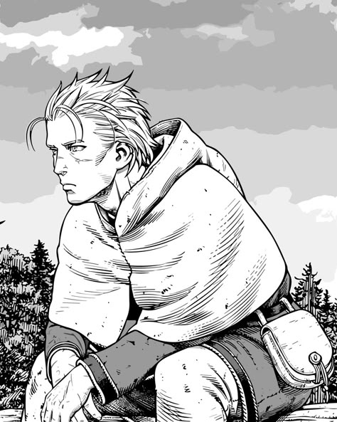 Vinland Saga Thorfinn Panel, Vinland Saga Tattoo, Vinland Saga Pfp, Thorfinn Manga, Diluc X Jean, Vinland Saga Thorfinn, I Have No Enemies, Vinland Saga Manga, No Enemies