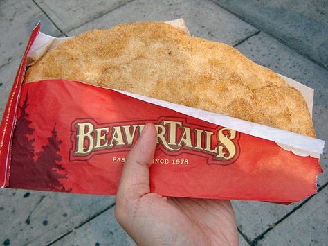 Went to Niagra Falls Canada and read that I had to try a Beaver Tail pastry, so we found a place called BeaverTails!   These were so very yummy! and they are supposed to be whole-wheat!! C.A.L Canadian Cuisine, Beaver Tails, Canada Food, Canada Eh, Fry Bread, Canadian Food, Fried Dough, Serious Eats, Secret Recipe