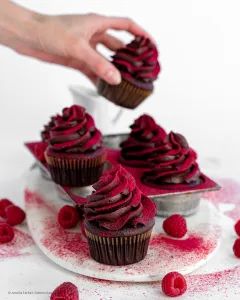 Gluten Free Chocolate Cupcakes, Cupcake Decorating Ideas, Chocolate Raspberry Cupcakes, Chocolate Cupcakes Filled, Dark Chocolate Raspberry, Dark Chocolate Cupcakes, Cupcakes Filled, Chocolate And Raspberry, Raspberry Cupcakes