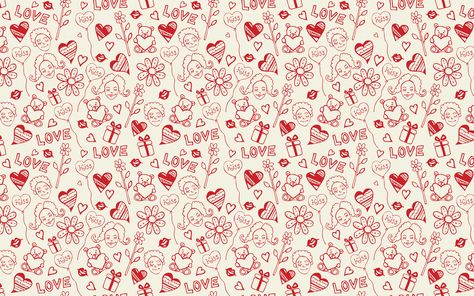 Artistic - Love  - Romance - Cute Wallpaper Heart Doodle, Cute Laptop Wallpaper, Love Lips, Mac Wallpaper, Valentines Wallpaper, Heart Drawing, Macbook Wallpaper, Bear Wallpaper, Original Wallpaper