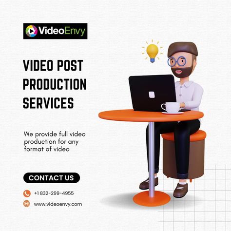 Video post-production services are our specialty. We can prepare outstanding cuts for your film with our highly qualified directors, editors, motion graphic designers, and sound design experts. VideoEnvy aims to attract clients from all across the globe. It's our company's mission to make your project eye-catching and stellar, so we're offering a post-production service. Drone Videography, Digital Advertising Design, Attract Clients, Company Mission, Video Script, Aerial Video, Corporate Videos, Marketing Budget, Video Production Company