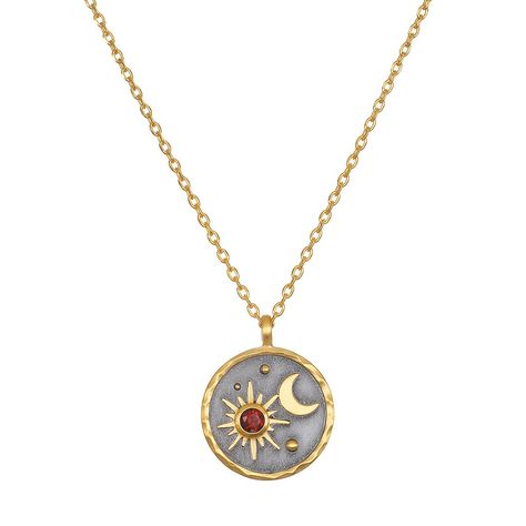 Satya Jewelry, Sun And Moon Necklace, Space Cadet, Turquoise Accents, Celestial Jewelry, Gold Star, February Birth Stone, Moon Necklace, June Birth Stone