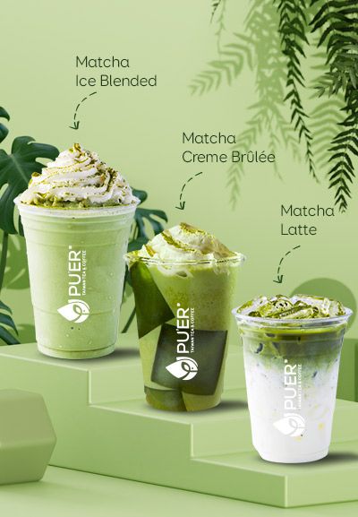 Drink Ads Design, Boba Tea Poster, Menu Design Drink, Boba Advertisement, Brand Story Design, Matcha Poster, Boba Tea Shop, Matcha Milk Tea, Juice Bar Interior