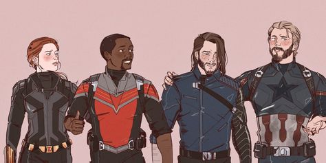 Fine I'll Do It Myself, Bucky Barnes Tumblr, Cap Quartet, Bucky Barnes Fanart, Avengers Fan Art, Captain America And Bucky, Makeup Before And After, Team Cap, Marvel Avengers Funny