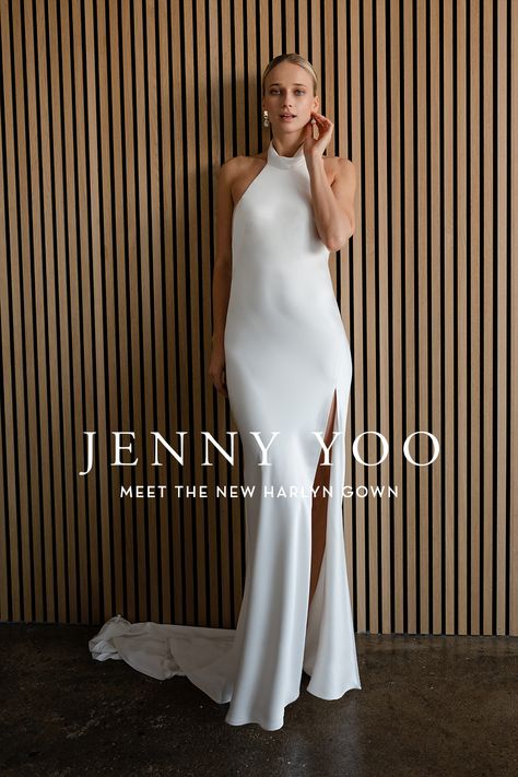 New Jenny by Jenny Yoo Bridal gowns available now. Dresses for the modern bride. Shop online today. Jenny Yoo Bridal, Lady Macbeth, Karen Willis Holmes, High Neck Wedding Dress, Neck Wedding Dress, Wedding Dress Store, Jenny Yoo, Luxury Wedding Dress, Satin Wedding Dress