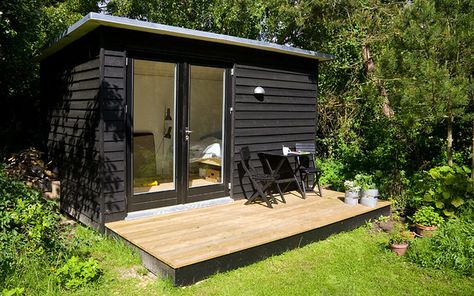 Creative Storage Ideas, Backyard Cabin, Outdoor Shed, Contemporary Garden Rooms, Cottage Tiny House, Garden Cabins, Converted Garage, Studio Shed, Wood Houses