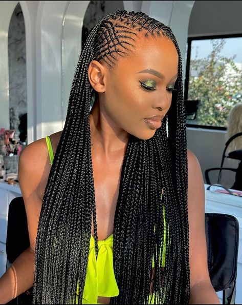 Carrot Hairstyles, New Braided Hairstyles, Latest Braided Hairstyles, Latest Hair Braids, Cornrows Braids For Black Women, Hairstyles 2024, Feed In Braids Hairstyles, African Hair Braiding Styles, Box Braids Hairstyles For Black Women