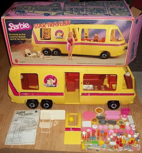 GMC Motorhome Collectables Barbie Star, Barbie Camper, Camper Bus, 70s Toys, Barbie Toys, 80s Toys, Barbie Dream, Barbie Accessories, Barbie House