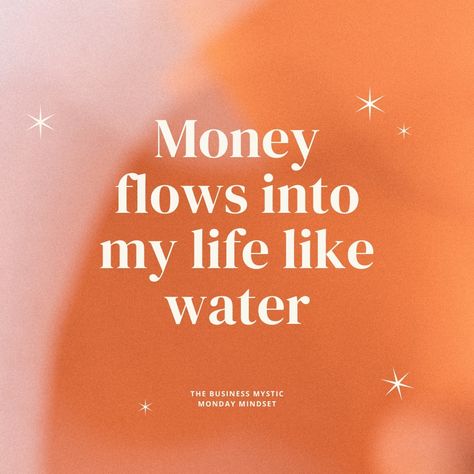 [Monday Mindset] Money flows into my life like water. 💦💰 Witnessing the magic of income growth firsthand! Every milestone feels like a validation of the effort I'm putting in, and it fuels my motivation to keep pushing forward. Seeing those numbers climb brings a sense of security and freedom, opening doors to experiences and opportunities I once thought were out of reach. This isn't just about the money itself, it's about the confidence and possibilities it unlocks. Here's to continued... Monday Mindset, How To Have An Abundance Mindset, Instant Money Affirmation, Money Abundance Affirmations, Money Magnet Affirmations, Abundance Mindset Affirmations, My Motivation, Opening Doors, Keep Pushing