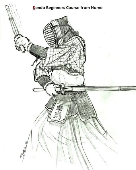 Kendo SA: Kendo training from home Samurai Training Art, Kendo Drawing, Kendo Training, Samurai Training, Martial Arts Techniques, Japanese Warrior, Hapkido, Samurai Art, 캐릭터 드로잉