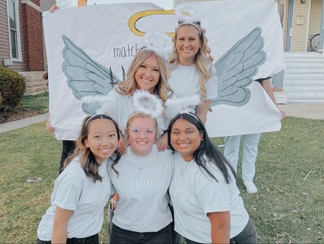 Match Made In Heaven Big Little, Recruitment Ideas, Sorority Big Little, Tri Delta, Big Little Reveal, Match Made In Heaven, Made In Heaven, Big Little, Match Making