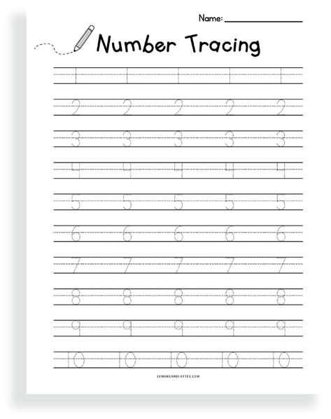 171 Free Printable Tracing By Number Worksheets Handwriting Practice Sheets, Tracing Sheets, Homeschool Worksheets, Number Tracing, Alphabet Practice, Alphabet Tracing Worksheets, Sticker Chart, Number Worksheets, Number Words