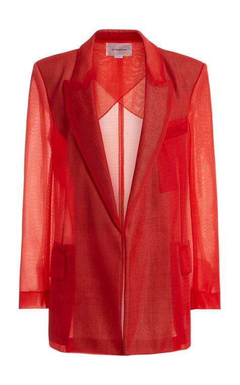 Organza Blazer, Victoria Beckham Fashion, Beckham Fashion, Victoria Beckham Collection, Victoria Beckham Style, Double Breasted Jacket, Victoria Beckham, Moda Operandi, Fashion Collection