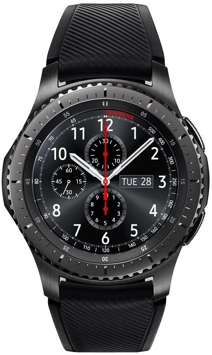 Amazon.com: Samsung Gear S3 Frontier Smartwatch (Bluetooth), SM-R760NDAAXAR – US Version with Warranty Rolex Shop, Samsung Gear S3 Frontier, Ios Apple, Gear S3 Frontier, Casio Edifice, Watch Gears, Samsung Smart Watch, Timex Watches, Watch Faces