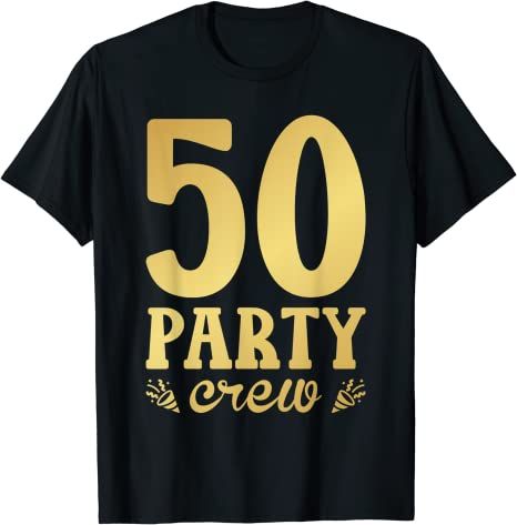 Amazon.com: 50 Birthday 50 Party Crew Squad 50th Bday Group Birthday T-Shirt : Clothing, Shoes & Jewelry Sleeveless Tops For Women Casual, 50 Party, 50th Bday, 50 Birthday, Sleeveless Tops Summer, Sweatshirt Outfit, Sleeveless Tops, T Shirt Diy, T Shirts With Sayings