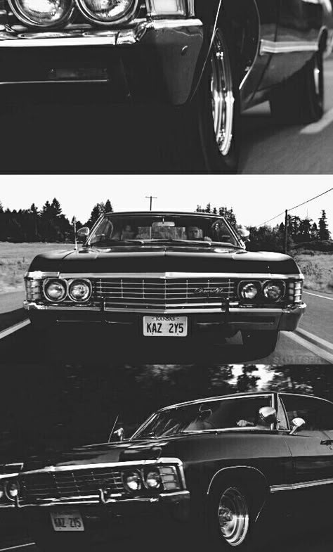 https://www.quotev.com/TinkerbellBleu  https://archiveofourown.org/users/TinkerbellBleu/works  #SPNFanfiction #OriginalFemaleCharacter #Snarky #Smartass 1967 Chevy Impala Black, Chevrolet Impala 1967, Impala 1967, Supernatural Impala, Supernatural Poster, 67 Impala, Impala 67, 1967 Chevy Impala, 1967 Chevrolet Impala