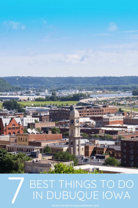 The 7 Best Things to Do In & Around Dubuque Iowa for the whole family. Don't miss these must-visit destinations. #dubuque #midwesttravel #midwest #iowa #iowatravel Things To Do In Dubuque Iowa, Dubuque Iowa Things To Do In, 50 Challenge, Vegetarian Ideas, Iowa Travel, Dubuque Iowa, Best Places To Vacation, Portland Travel, Midwest Travel