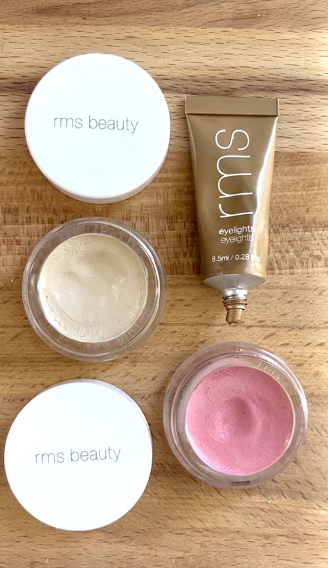 Natural Makeup Products, Natural Makeup Brands, Metallic Eyes, Cream Highlighter, Rose Marie, Rms Beauty, Organic Makeup, Luminizer, Beauty Must Haves