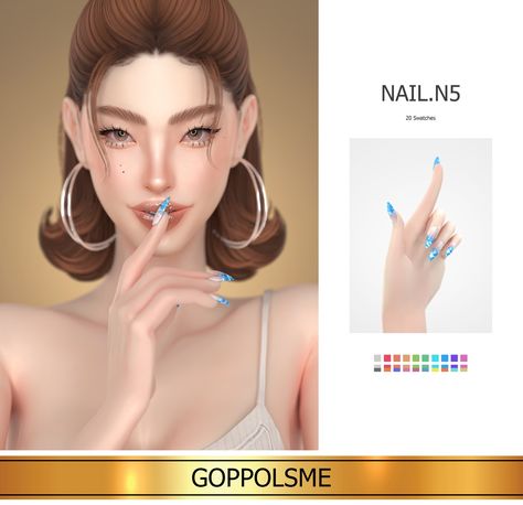 Cc Nails, Sims 4 Cc Accessories, Sims 4 Nails, Sims 4 Alpha, Makeup Cc, Cc Folder, Cc The Sims 4, My Sims, Sims 4 Cc Finds