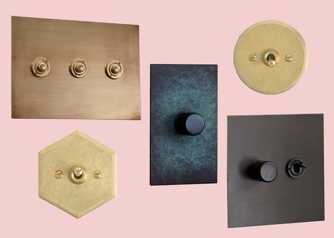 Designer Light Switches, Vintage Light Switches, Ikea New, Light Switches And Sockets, Beautiful Front Doors, Builder Grade, Fancy Lights, Light Switches, Home Decor Sale