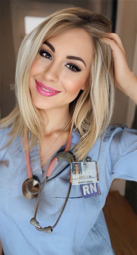 Blonde Nurse, Female Doctors, Deni Denials, I'm Sick, Video Call With Boyfriend Screen Photo, Screen Photo, Social Media Followers, Nursing Career, Female Doctor