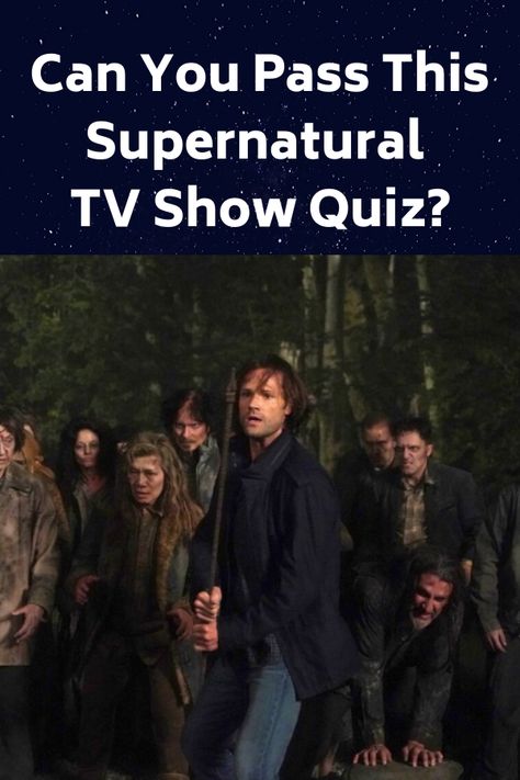 With 11 seasons, Supernatural has thousands of details to catch. How well do you know them? Think you pass this Supernatural quiz? #supernatural #tv #tvshow #quiz #trivia Supernatural Quiz, Supernatural Fanfiction, Supernatural Crossover, Supernatural Actors, Smash Or Pass, Supernatural Tv Show, Tv Supernatural, Supernatural Seasons, Trivia Questions