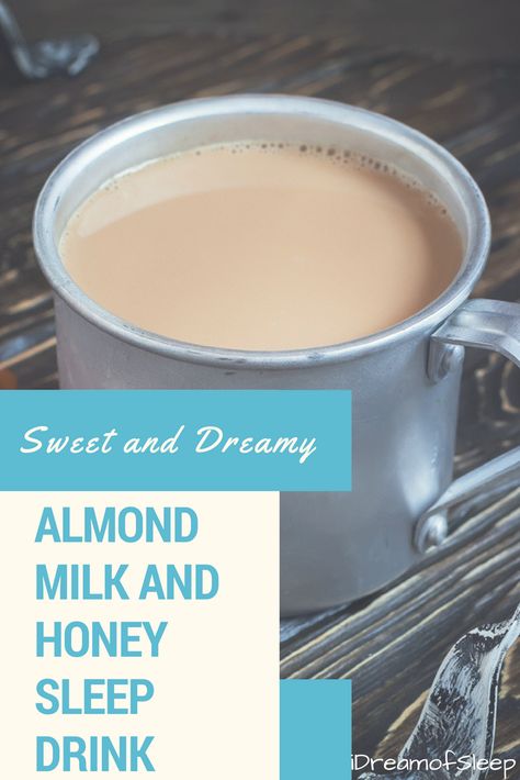 I found out I was lactose intolerant, but that didn't stop me from having my warm milk to help me sleep. The old fashioned natural remedy for insomnia takes on a different twist. Drink warm almond milk and honey before bed to help you sleep. #insomniatips #naturalremedies #sleep via @https://www.pinterest.com/bmused2/ Almond Milk Drinks, Help Me Sleep, Natural Remedies For Insomnia, Sleep Drink, Hot Drinks Recipes, Cinnamon Tea, Natural Healing Remedies, Natural Sleep Remedies, Lactose Intolerant