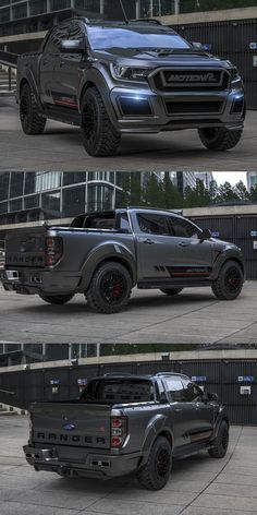 Ford Ranger Gets A Supercar Makeover. If you want your Ford Ranger with lashings of carbon fiber MotionR has you covered. Ford Wildtrack Ranger, Ford Ranger Accessories, Ford Explorer Accessories, Ranger Wildtrak, Diesel Trucks Ford, Ford Ranger Wildtrak, Ford Trucks F150, Ford Ranger Raptor, Ranger Truck