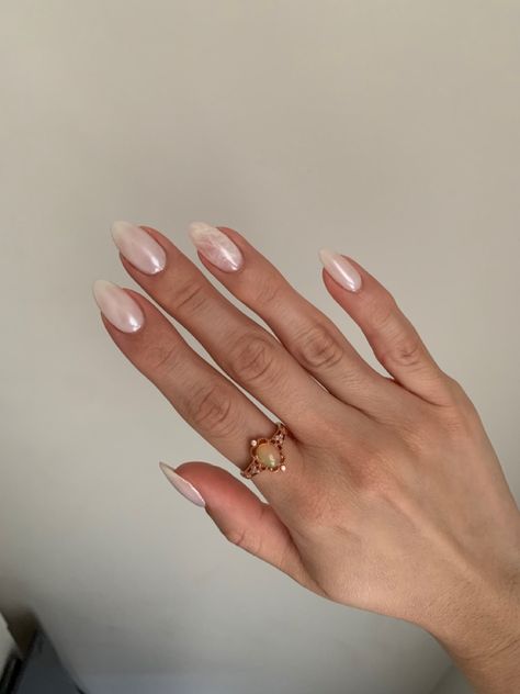 Chrome And Marble Nails, Chrome Marble Nails, Marble Chrome Nails, Funny Bunny Chrome Nails, Hailey Bieber Chrome Nails, Hailey Bieber Chrome, Funny Bunny, Marble Nails, Chrome Nails