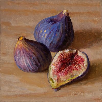 Fig Drawing, Fruit Paintings, Contemporary Still Life, Turkey Painting, Painting A Day, Fruit Kitchen, Realistic Oil Painting, Still Life Fruit, Still Life Oil Painting