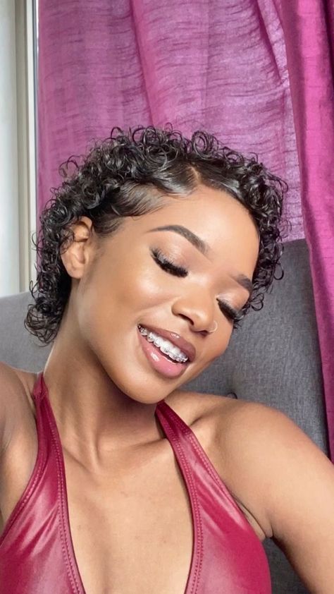 Edges With Short Hair, Short Curly Hair Side Part, The Big Chop For Black Women, Curly Hair Big Chop, Hairstyles For Really Short Hair, Big Chop Curly Hair, Twa Hairstyles 4c Hair, Short Haircuts Curly Hair, Big Chop Styles