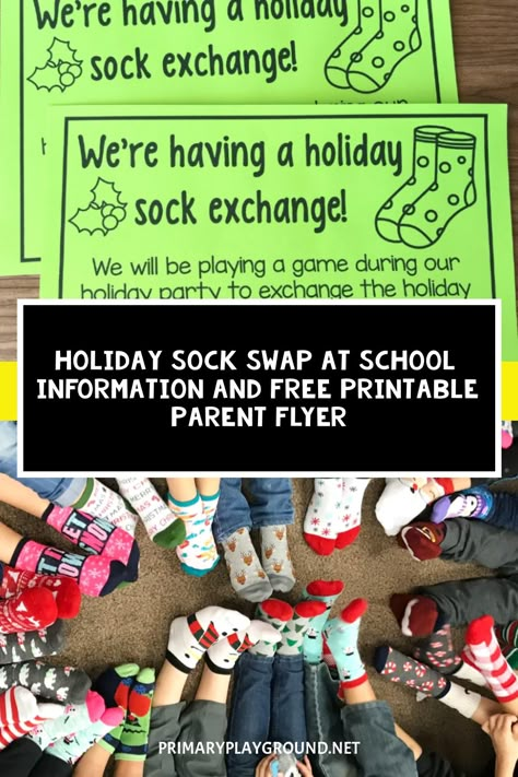 Need an idea for your class holiday party? Have a Class Holiday Sock Exchange! It’s on of the most memorable party activites and so much fun! Sock Party Exchange Ideas, Sock Swap Party Gift Exchange, Class Gift Exchange Ideas, Classroom Gift Exchange Ideas Student, Holiday Sock Exchange Ideas, Class Holiday Party Ideas, Christmas Sock Exchange Ideas, Sock Exchange Ideas Christmas, Christmas Sock Exchange Party