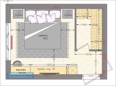 Sleeping Room Design, Bedroom Layout Design, Ruangan Studio, Small Bedroom Ideas For Couples, Small Bedroom Inspiration, Small Bedroom Organization, Small Bedroom Layout, Stylish Bedroom Design, Home Hall Design