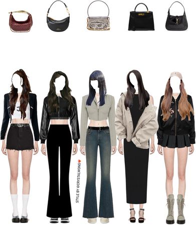 Airport Outfit Kpop, Classic Leather Tote, Outfit Kpop, Simple Casual Outfits, Airport Fits, Hair Png, Beige Jacket, Flare Denim Jeans, Black Denim Skirt