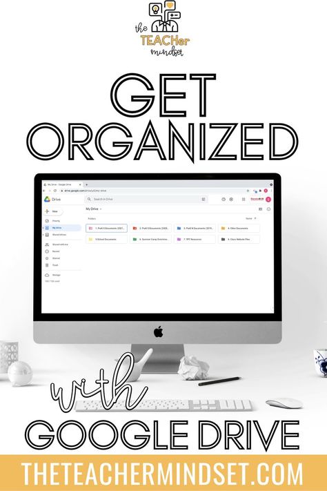 Google Drive Organization, Google Drive Tips, Google Tricks, Google Keep, Digital Organization, Classroom Technology, Teacher Organization, Google Calendar, Work Organization