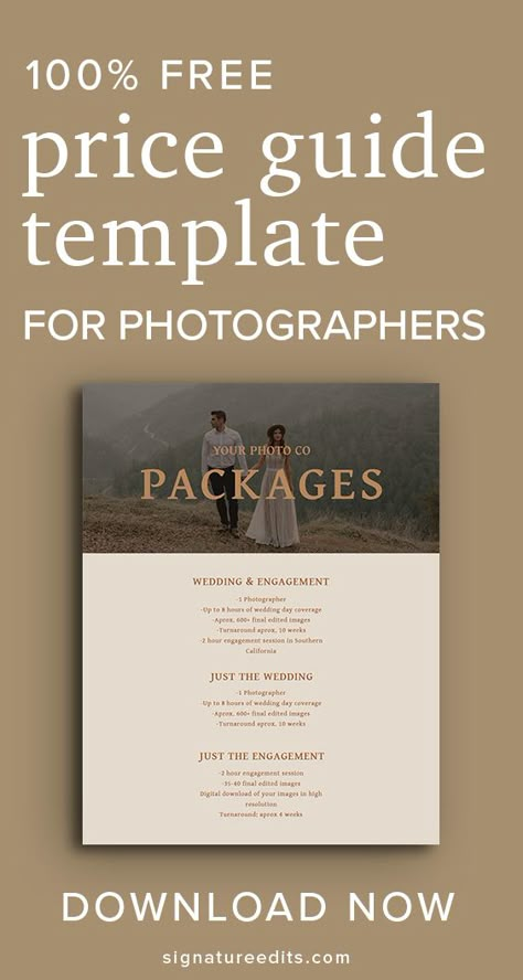 Photography Packages Pricing, Photographers Price List, Photographer Pricing Guide, Photography Price List Template, Photography Pricing Template, Wedding Packages Prices, Photography Price List, Pricing Guide Photography, Price List Design