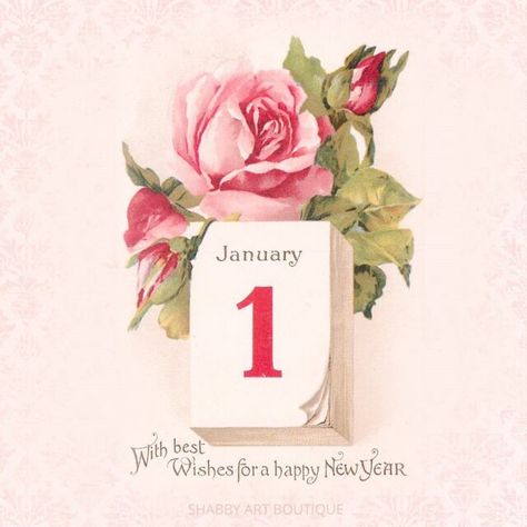 Pink Calendar, Vintage Happy New Year, Calendar January, Happy New Year Message, Happy New Year 2016, New Year Postcard, Happy New Year Cards, Happy New Year Greetings, Happy New Year 2019