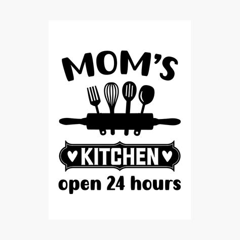 Mom Kitchen Quotes, Chalk Art Coffee, Bedroom Art Painting, Kitchen Wall Quotes, Kitchen Quotes Funny, Bookmarks Quotes, Design For Kitchen, Paint For Kitchen Walls, Funny Kitchen Signs