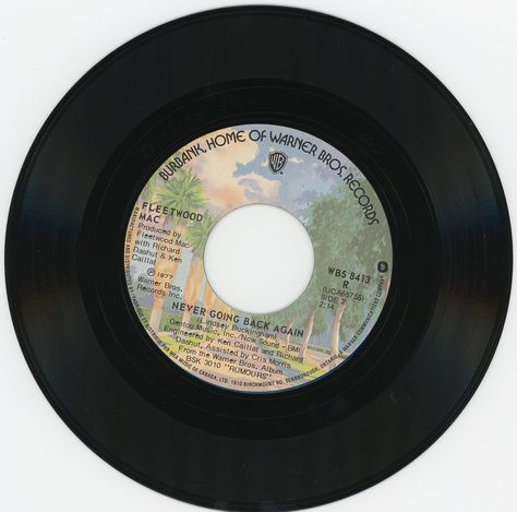 Fleetwood Mac, "Don't stop" 45, 1977 Mac Profile Icon, Fleetwood Mac Widget, Fleetwood Mac Pfp, Fleetwood Mac Record, Fleetwood Mac Music, Paul Wall, Mac Stickers, Disco Aesthetic, Gramophone Record