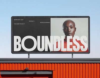 Modern Billboard Design, Gym Billboard Design, Billboard Graphic Design, Modern Package Design, Billboard Typography, Fashion Billboard Design, Billboard Layout, Billboard Design Ideas, Advertising Design Layout