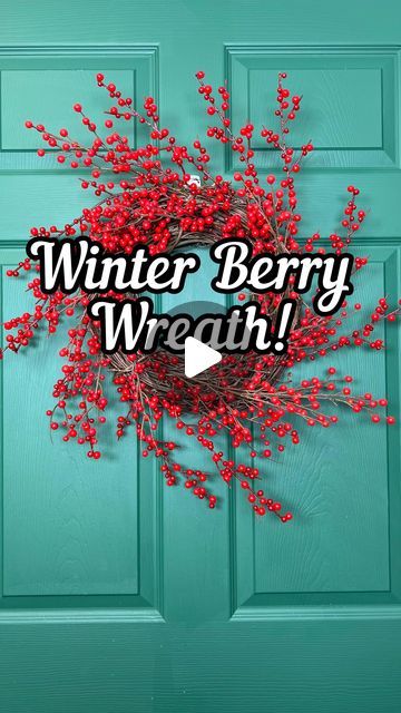 Nick’s Seasonal Decor on Instagram: "Create a stunning winter berry wreath using only 2 products! ❤️ #reels #diy #decor #wreath #christmas" Hawthorn Berry, Winter Berry, Christmas Themes Decorations, Berry Wreath, Short Hair Over 60, Wreath Christmas, Diy Wreath, Holiday Crafts, Christmas Themes