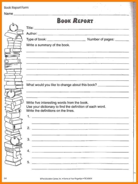 Biography Book Report Template, Summarizing Worksheet, Biography Book Report, Second Grade Books, 5th Grade Books, Book Report Template, 4th Grade Books, Grade Book Template, 2nd Grade Books