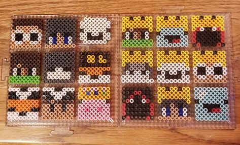 Technoblade Perler Beads, Mcyt Perler Bead, Dsmp Perler Bead Patterns, Dsmp Perler Beads, Dsmp Crafts, Perler Beads Minecraft, Minecraft Beads, Hamma Beads Ideas, Easy Perler Bead Patterns