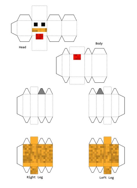 Chicken Paper Craft, Minecraft Star Wars, Minecraft Box, Papercraft Minecraft Skin, Cube Craft, Snowflake Making, Minecraft Templates, Minecraft Printables, Paper Cube