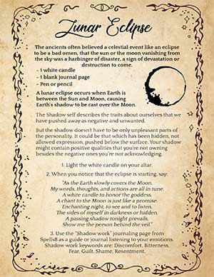 Lunar Eclipse Candle Ritual & Shadow Work – Spells8 Venus Roman Goddess, Wiccan Chants, Venus Goddess, Witch Tips, Nature Witch, Spell Books, Wiccan Magic, Witch Spirituality, Magic Spell Book