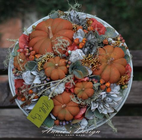 Pure Design, Fall Wreaths, Flower Decorations, Acai Bowl, Floral Art, Wreath, Bowl, Pure Products, Plants