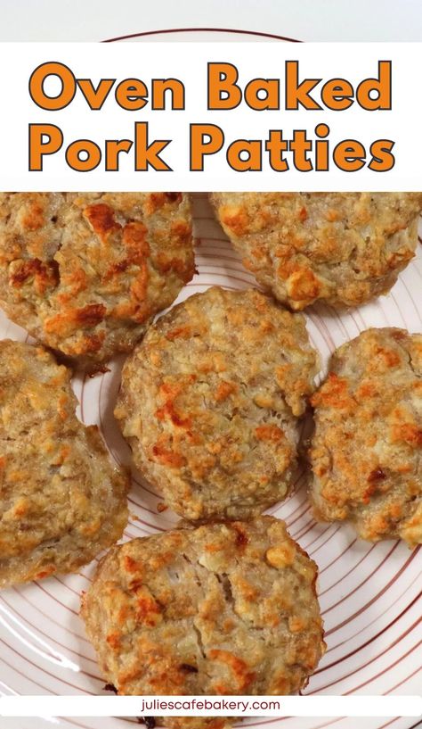 Oven-Baked Ground Pork Burgers: A Juicy and Easy Dinner Ground Pork Burgers, Pork Burgers Recipes, Pork Patties, Oven Burgers, Ground Pork Recipes, Pork Roll, Easy To Make Dinners, Meat Recipes For Dinner, Meat Dinners