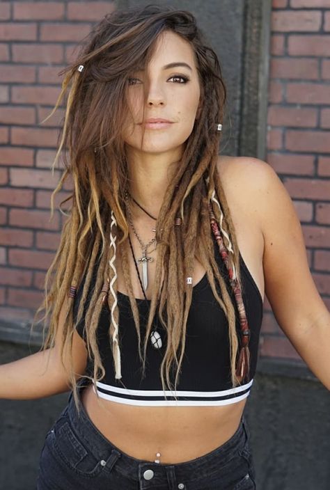 Hippie Dreads, Partial Dreads, Rasta Hair, Dreadlocks Girl, Blonde Dreads, Dreadlocks Extensions, Crochet Dreads, Dreads Girl, Beautiful Dreadlocks