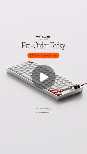 Minimalist Technology, Ui Animation, 3d Video, Now Open, Instagram Video, Ui Design, Pre Order, Keyboard, 3 D